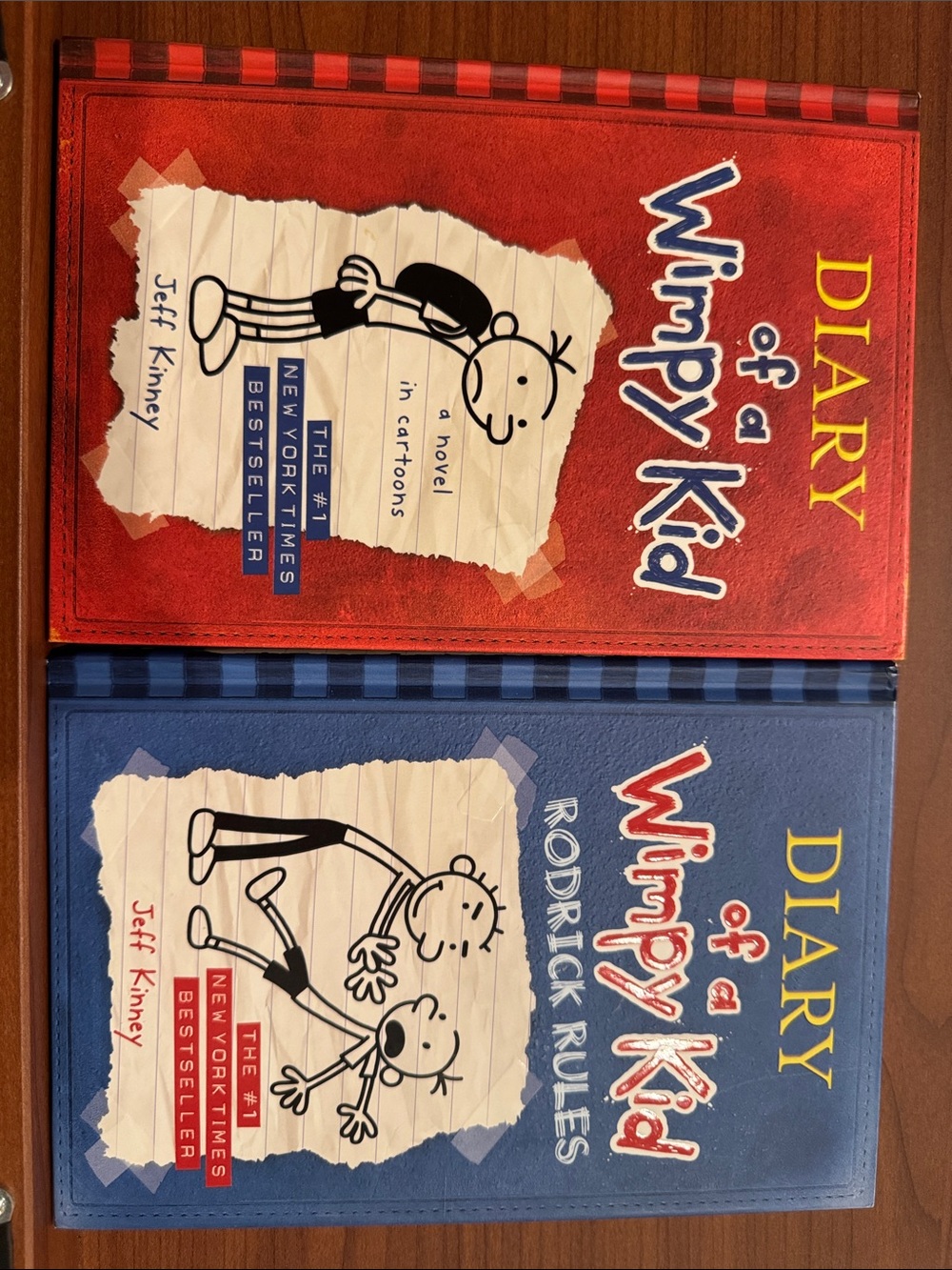 Diary of a Wimpy Kid Hardcover Bundle - Red & Blue
